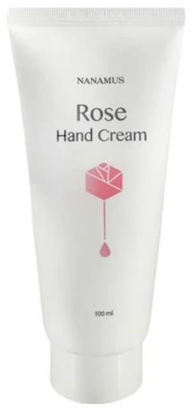 Крем для рук с экстрактом розы Nanamus Rose Hand Cream, 100 мл