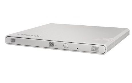 Привод DVD-RW Lite-On eBAU108 белый USB slim