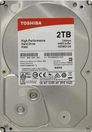 Toshiba P300 2Tb 3.5