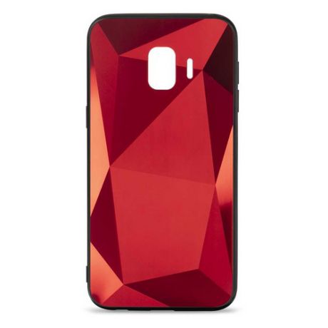Чехол (клип-кейс) Gresso Даймонд, для Samsung Galaxy J2 Core, красный [gr17dmn007]
