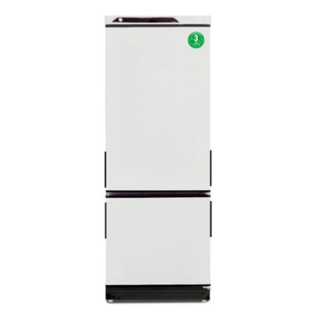 Холодильник САРАТОВ 209-003, двухкамерный, белый/черный