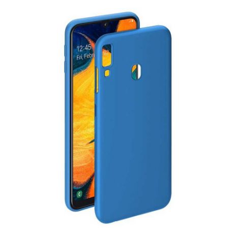 Чехол (клип-кейс) DEPPA Gel Color, для Samsung Galaxy A30, синий [86653]