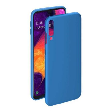 Чехол (клип-кейс) DEPPA Gel Color, для Samsung Galaxy A50, синий [86658]