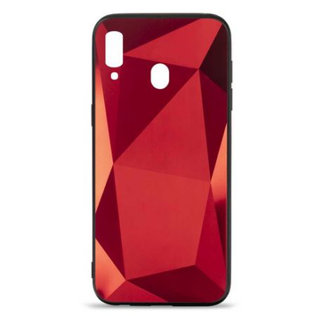 Чехол (клип-кейс) Gresso Даймонд, для Samsung Galaxy A30, красный [gr17dmn015]