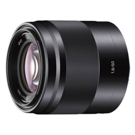 Объектив SONY 50mm f/1.8 SEL, Sony E, черный [sel50f18b.ae]