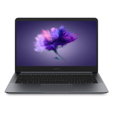 Ноутбук HONOR MagicBook 14 VLT-W50, 14", IPS, Intel Core i5 8250U 1.6ГГц, 8Гб, 256Гб SSD, nVidia GeForce Mx150 - 2048 Мб, Windows 10, 53010GLL, серый космос