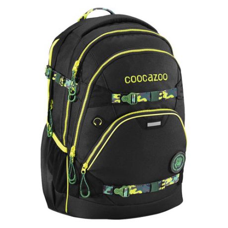 Рюкзак Coocazoo e-ScaleRale TecCheck black черный/зеленый