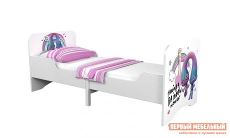 Детская кровать ВПК Кровать детская раздвижная Polini kids Fun 3200 Тролли (0001943.74)