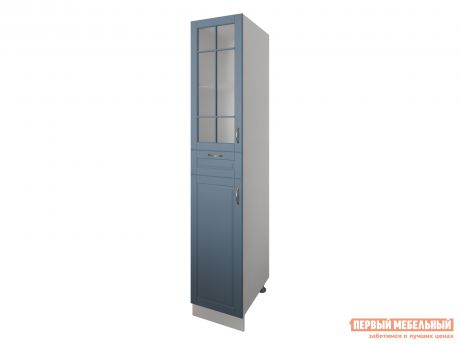 Кухонный модуль Первый Мебельный Пенал Н=200 см 2 двери (1 со стеклом) 1 ящик 40 см Палермо