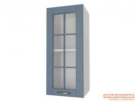 Кухонный модуль Первый Мебельный Шкаф 1 дверь со стеклом 30 см Палермо