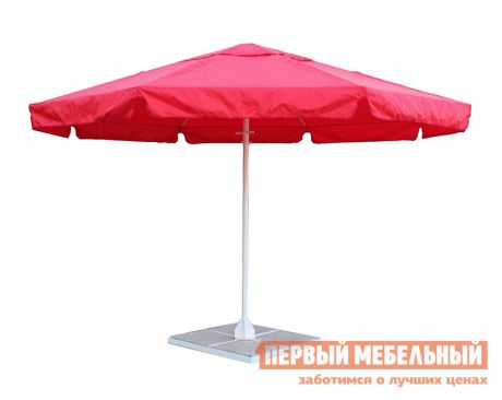 Садовый зонт Митек Зонт Митек Ø 3,5 м с воланом (стальной каркас с подставкой, стойка 50мм, 8 спиц 30х15мм, тент OXF 300D)