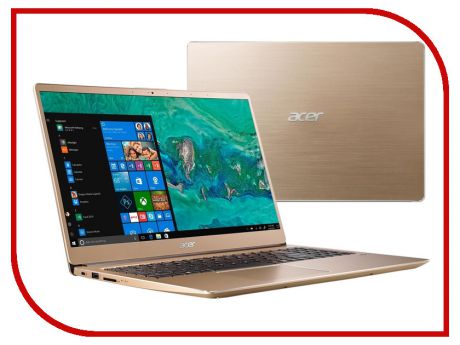Ноутбук Acer Swift 3 SF315-52G-52B4 Gold NX.GZCER.002 (Intel Core i5-8250U 1.6 GHz/8192Mb/256Gb SSD/nVidia GeForce MX150 2048Mb/Wi-Fi/Bluetooth/Cam/15.6/1920x1080/Windows 10 Home 64-bit)