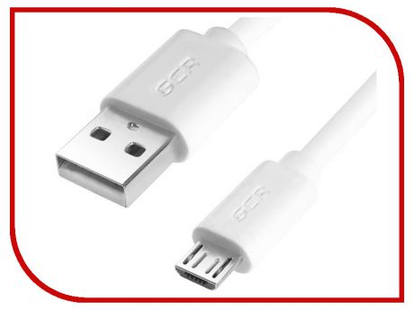 Аксессуар Greenconnect USB 2.0 AM - Micro B 5pin 3m White GCR-51104
