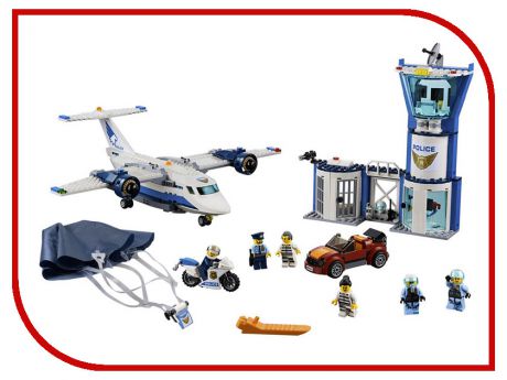 Конструктор Lego City Воздушная полиция: Авиабаза 529 дет. 60210
