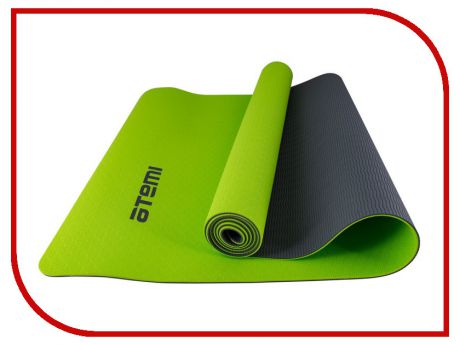 Коврик для йоги Atemi 173x61x0.4cm Grey-Green AYM-01TPE
