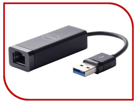 Аксессуар Dell USB 3.0 to Ethernet Adapter 470-ABBT
