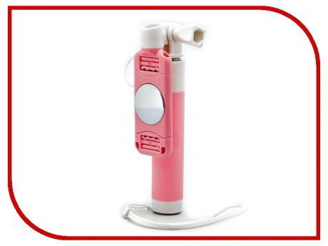 Штатив Монопод Devia 360 Degree Selfie Stick Wire Pink
