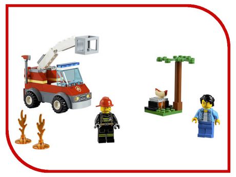Конструктор Lego City Пожар на пикнике 64 дет. 60212