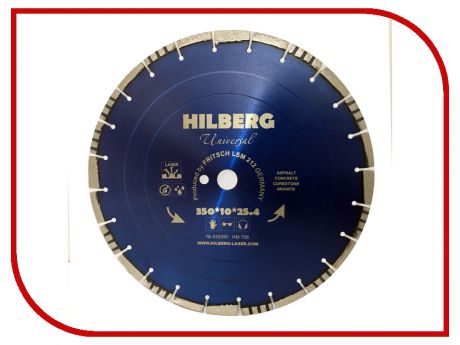 Диск Trio Diamond Hilberg Universal HM708 алмазный отрезной 350x25.4x12mm