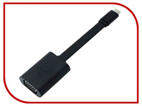 Аксессуар Dell Adapter USB-C - VGA 470-ABNC