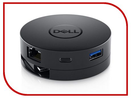 Аксессуар Dell Adapter DA300 USB-C - HDMI/VGA/DP/Ethernet/USB-A/USB-C 492-BCJL