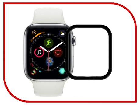 Аксессуар Защитное стекло для APPLE Watch 44mm Ainy Full Screen Cover 3D 0.2mm Black AF-A1422A