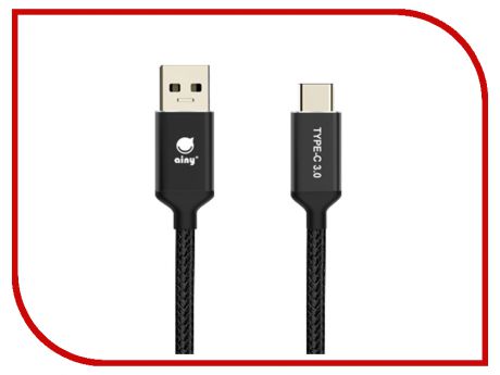 Аксессуар Ainy FA-138A USB - Type-C Quick Charge 3.0 1.5m Black