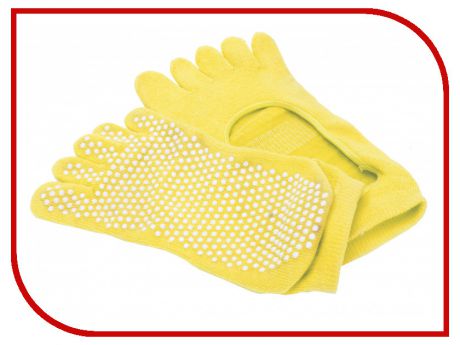 Носки для занятий йогой Bradex противоскользящие Yellow SF 0349