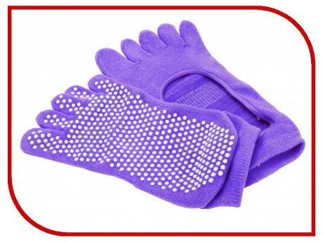 Носки для занятий йогой Bradex противоскользящие Purple SF 0347