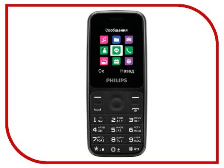 Сотовый телефон Philips E125 Black