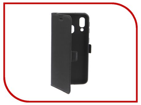 Аксессуар Чехол DF Flip Case для Samsung Galaxy A40 Black sFlip-43