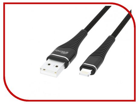 Аксессуар Ritmix RCC-424 USB 2.0 - Lightning 1m Black Spring