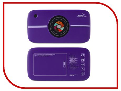 Аккумулятор Remax Power Bank RPP-91 10000mAh Wireless Camera Purple