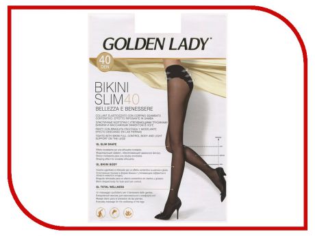 Колготки Golden Lady Bikini Slim размер 2 плотность 40 Den Daino