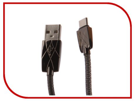Аксессуар DF USB – Type-C 1.0m cMetal-01 Black