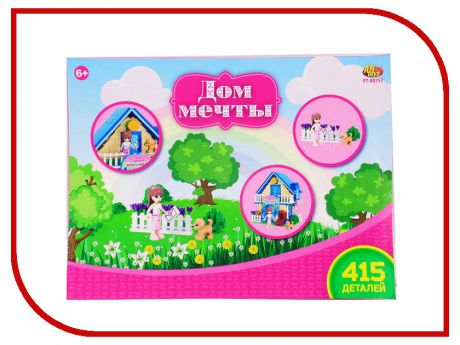 Конструктор ABtoys KidBlock Дом мечты 415 дет. PT-00757