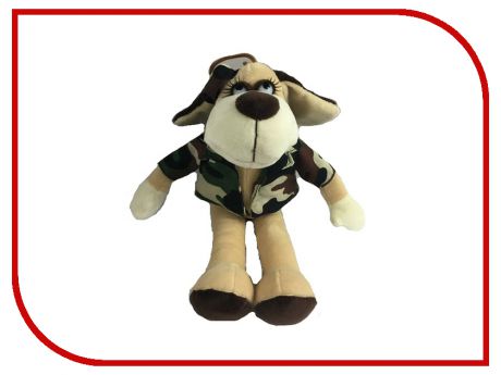 Игрушка ABtoys Собака в камуфляжном костюме 18cm YSL18773