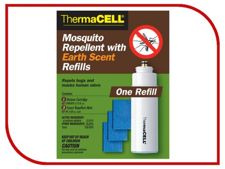 Средство защиты от комаров ThermaCELL (1 газовый картридж + 3 пластины) MRE00-12