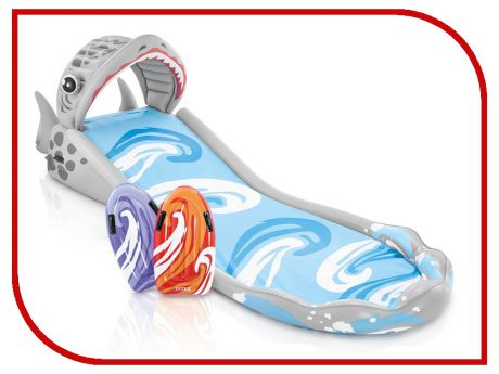 Надувная игрушка Intex Горка надувная Акула 460x168x157cm 57159