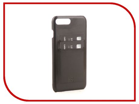 Аксессуар Чехол-бампер Burkley для APPLE iPhone 7 Plus Snap-On Black BMCUJBlRST1I7P