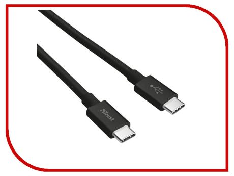 Аксессуар Trust USB 2.0 USB-C - USB-C 1m 21176