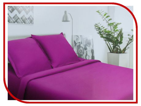 Постельное белье Этель Пурпурное сияние Комплект 2 спальный Сатин 2594344