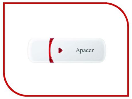 USB Flash Drive 64Gb - Apacer AH333 White AP64GAH333W-1