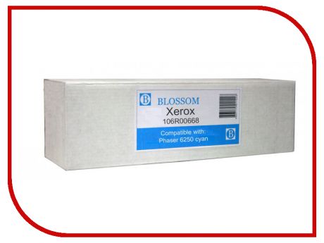 Картридж Blossom BS-X106R00668 для Xerox Phaser 6250 Cyan