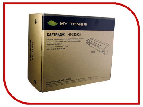 Картридж MyToner MT-CE390X Black для HP LJ M4555