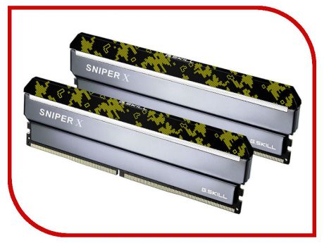 Модуль памяти G.Skill Sniper X DDR4 DIMM 2400MHz PC4-19200 CL17 - 32Gb KIT (2x16Gb) F4-2400C17D-32GSXK