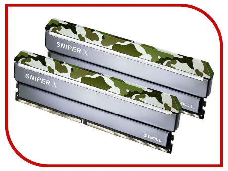 Модуль памяти G.Skill Sniper X DDR4 DIMM 2400MHz PC4-19200 CL17 - 32Gb KIT (2x16Gb) F4-2400C17D-32GSXF