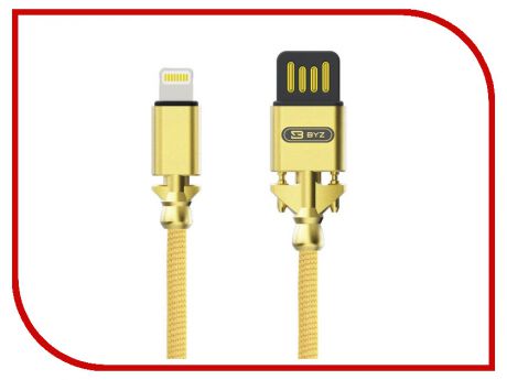 Аксессуар BYZ BL-698 USB - Lightning Gold
