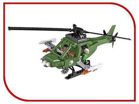 Конструктор Cobi Small Army Дикий боевой вертолет 200 дет. 2158