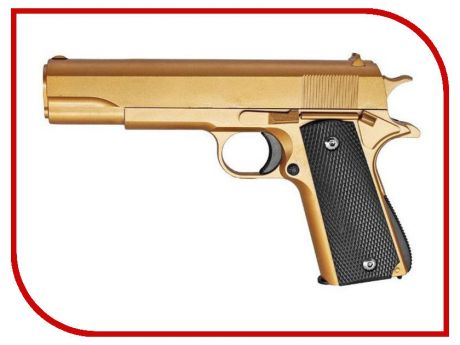 Страйкбольный пистолет Galaxy G.13GD Gold